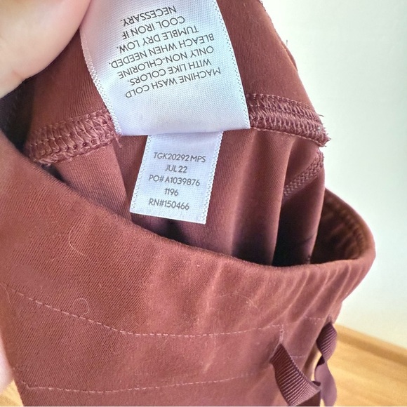 Bixby Nomad Tie Front Leggings Girls Size Medium 8-10 Rust - Picture 6 of 7